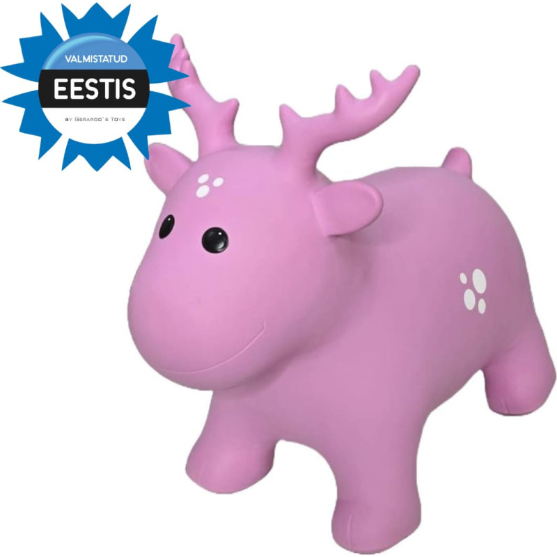 Gerardo's Toys Jumpy hüppeloom Põder, roosa