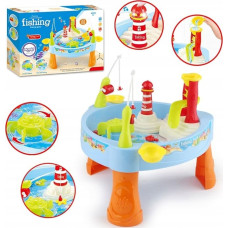 Woopie 29658  St&oacute;ł Wodny Gra Łowienie Rybek Światło Dźwięk + 24 Akc.