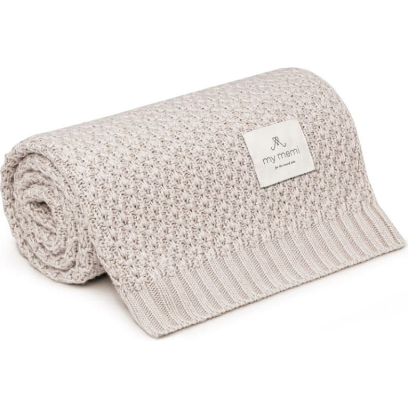 My Memi bambuspleed 80х100 Light Beige-Chain