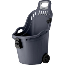 Stefanplast Ķerra Helpy Cart 50L 59,5x53x88,5cm pelēka