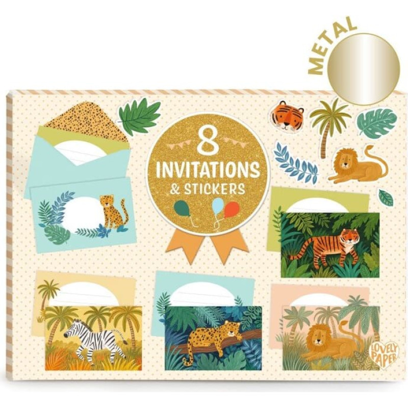 Djeco Kutsekaardid - Džungliloomad