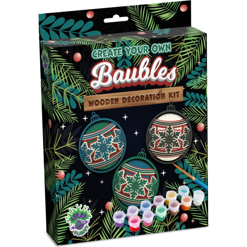 Splat Planet 3D puidust kunstikomplekt, J&otilde;uluehted