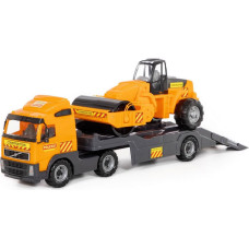 Polesie Volvo car + trailer + road roller