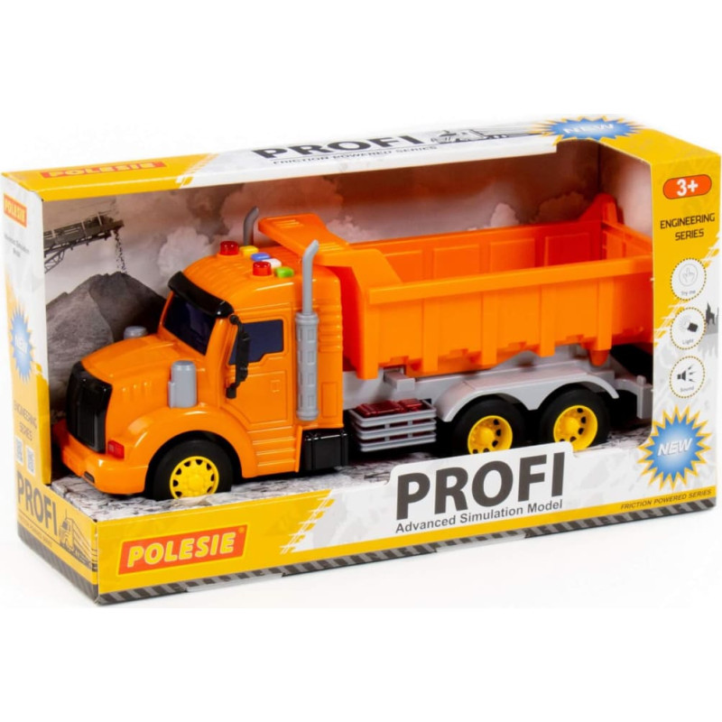 Polesie Dump truck with inertia and sound in box 33.5 cm 86297