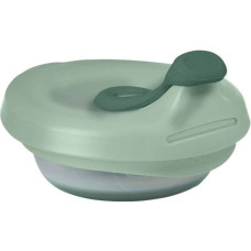B.box BB100110 fill+feed Silikonowa miseczka z pokrywką do karmienia szałwia