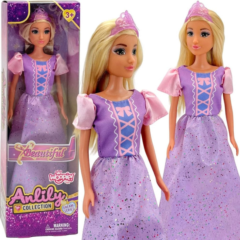 Woopie ROYAL Lalka Modowa LILY Piękna Księżniczka z Koroną