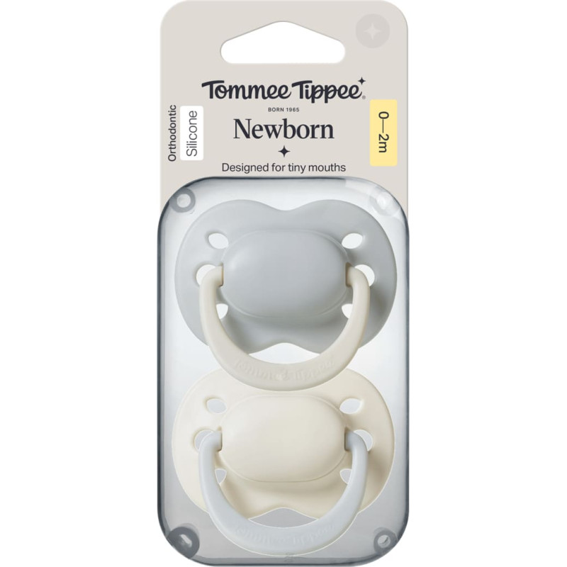 Tommee Tippee silicone soother CLOSER TO NATURE 0-2 m., 2 pcs., 433660