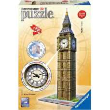 Ravensburger 3D Puzzle Big Ben with Clock, 216 pcs, 10+