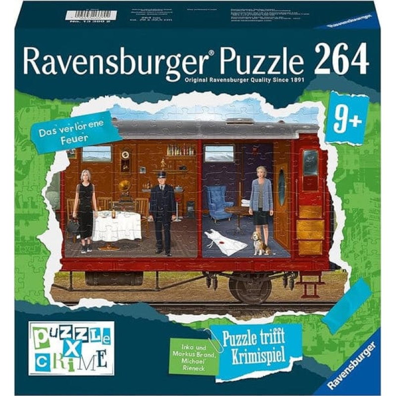 Ravensburger Mystery Puzzle 264 The Lost Fire