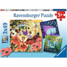 Ravensburger Puzzle 3x49 pcs Magical Characters