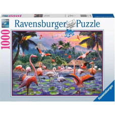Ravensburger Puzzle Pink Flamingos 1000p 17082