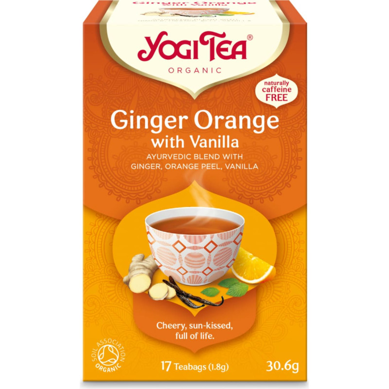 Yogitea Ginger Orange with Vanilla Tea