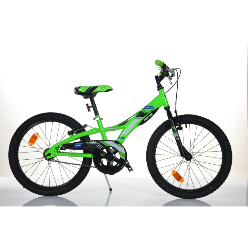 Bimbo Bike Children's bicycle 20'' "BULLET", black/green