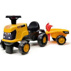Falk pealesõidetav JCB Fastrac traktor haagise, labida ja rehaga, 1–3 aastat