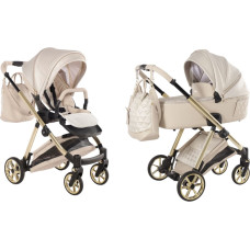 Junama Universaalne lapsevanker 2 in 1 Ellegante Lame’ 02 beige