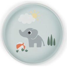 Done By Deer iminapaga silikoonist taldrik Playground Blue