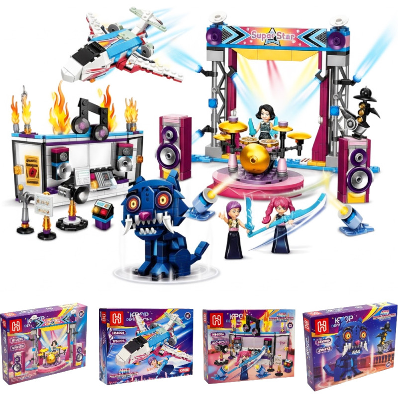 KLOCKI KWIATY PAPUGA 1162 ELEMENTY