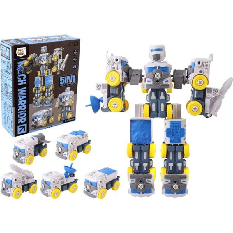 Other 13203 ROBOT 5 W 1 SKRĘCANY NIEBIESKI