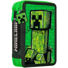 Kids Euroswan - Akcesoria Licencyjne 2 ZIPPER PENCIL CASE MINECRAFT