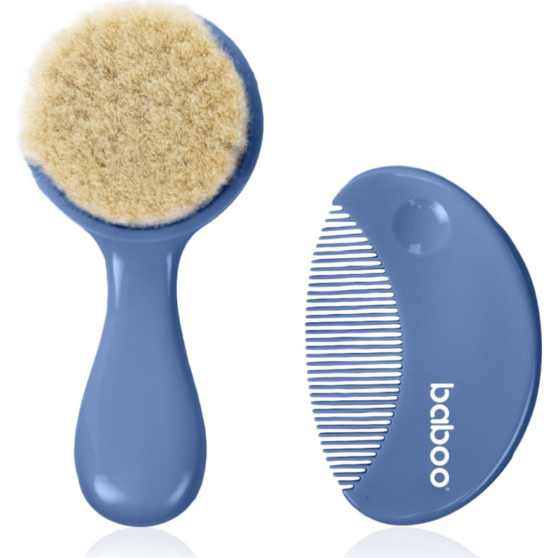 Baboo Baby Comb and Brush Set, 0+ Months