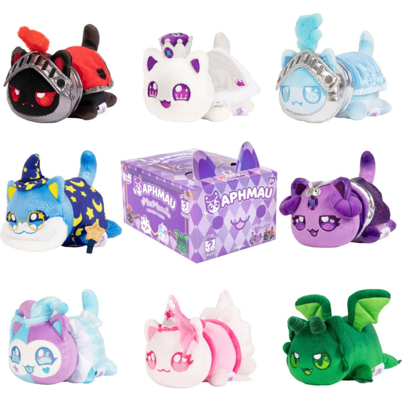 Aphmau MeeMeow Paslaptingas pliu&scaron;inis kačiukas &bdquo;Royals&ldquo;, 15 cm