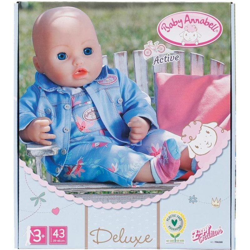 Baby Annabell Active Deluxe Jeans 43cm 706268