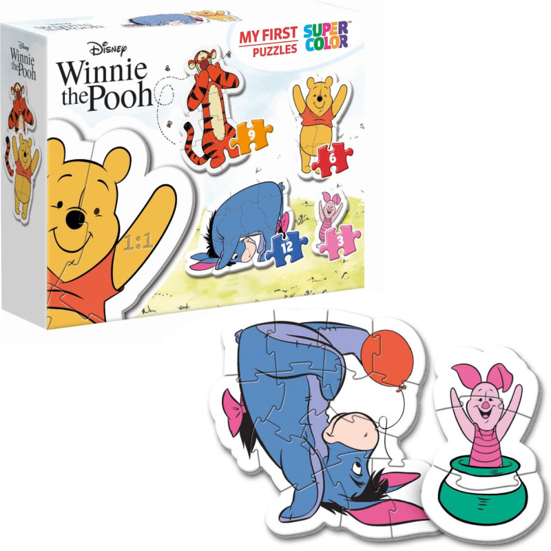 PUZZLE BABY KUBUŚ PUCHATEK *3,6,9,12*