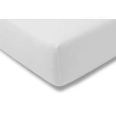 Miniania ūdensnecaurlaidīgs jersey palags, 140 × 70 cm, balts