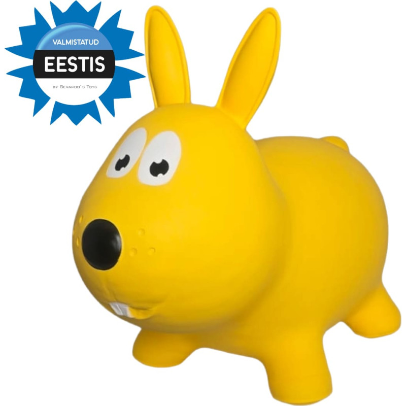 Gerardo's Toys hüppeloom Jumpy Jänes, kollane