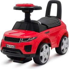 Baby Mix pealesõidetav auto 57176 SUV Prime — nahkiste, kummirattad, punane