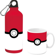Kids Euroswan - Akcesoria Licencyjne CERAMIC MUG + ALIMINIUM BOTTLE POKEMON