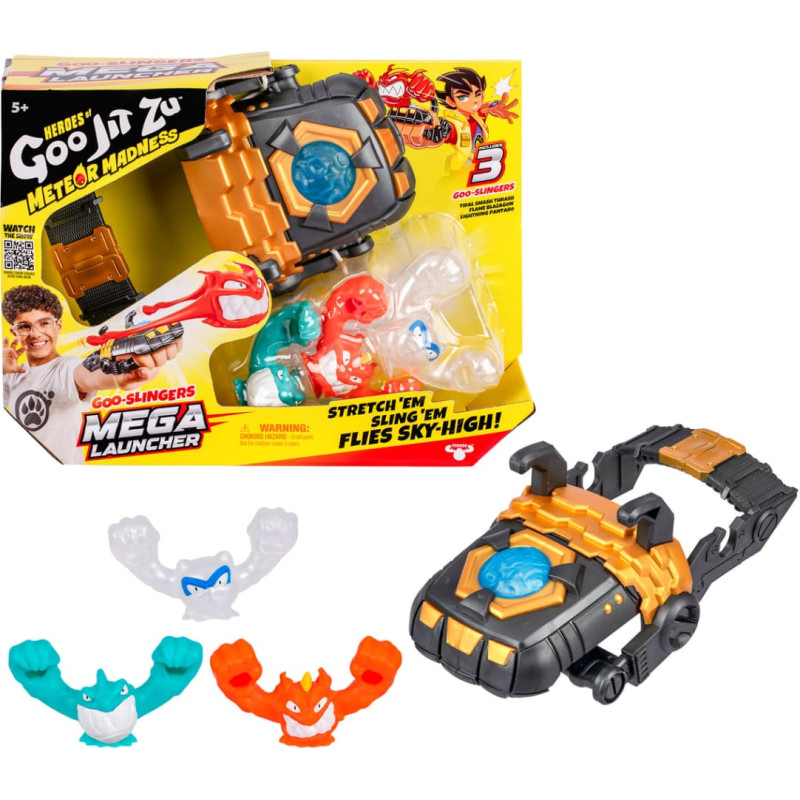 Goo Jit Zu HEROES OF GOO JIT ZU Meteor Madness Rankos aksesuaras Gootilery Gauntlet