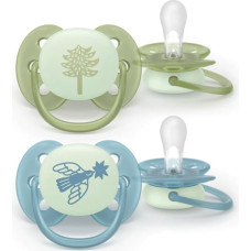 Philips Avent AVENT SCF094/05 Smoczek ULTRA SOFT NIGHTTIME 18m+