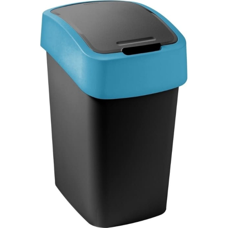 Curver Atkritumu spainis Flip Bin 9L melns/zils