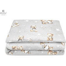 Miminu KIECZMERSKI Pościel C-2 100x135 cm MIMINU DESIGN Dobranocka szary