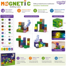 Woopie Magnetic Blocks Glowing Halloween 63 pcs.