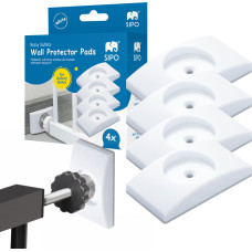 Sipo wall protector pads for safety gates 4 pcs white SBSWP01