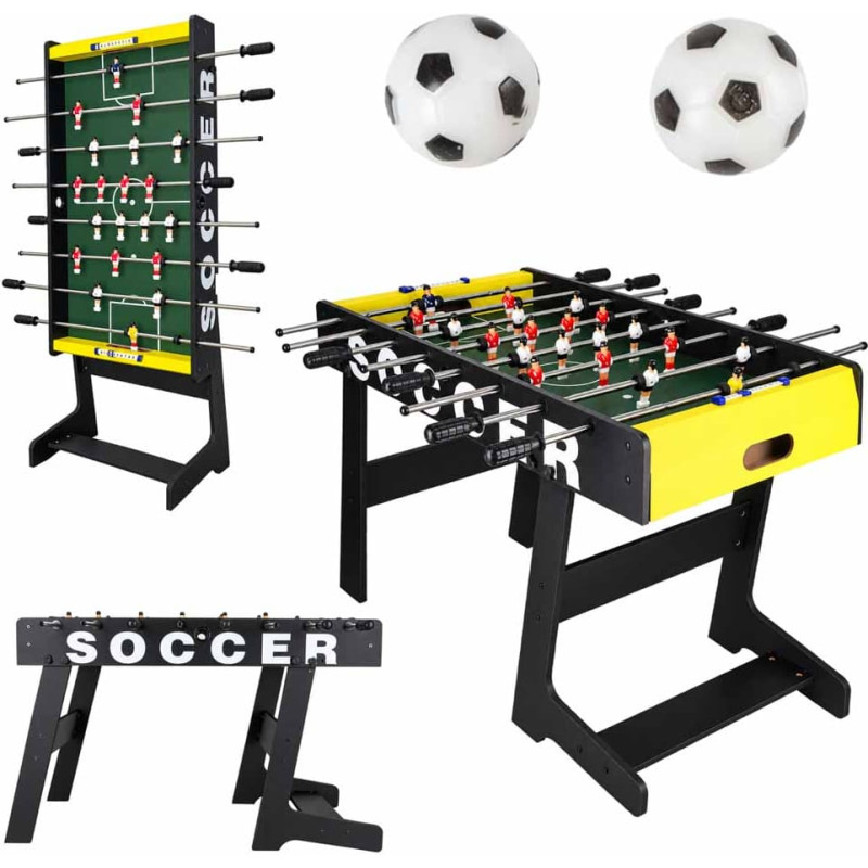 Galda futbola veiklības spēle, saliekamais galda futbola galds, futbola bumba