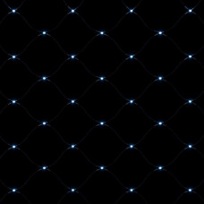 Magic Lights Magical LED Net Lights, 160 LEDs, 8 Lighting Modes, 8000K, 2 &times; 2 m, 230V ML77033
