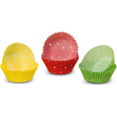 Guardini Kēksiņu papīra formiņas 100 gab. krāsainas Easy Bake Ø 4,3 x 2,3 cm