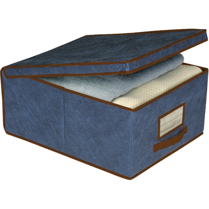 Ordinett Kaste auduma 48x36x19cm Blue