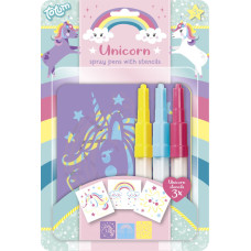 TOTUM värvimise komplekt Unicorn Spray Pens, 071018