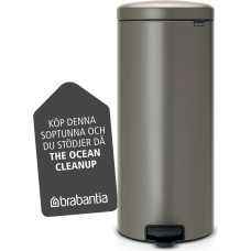 BRABANTIA Pedaaliga prügikast NewIcon, 30 l, Platinum