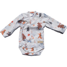 Baby In World BABY 01557 Body niemowlęce dł rękaw Miśki 80/86