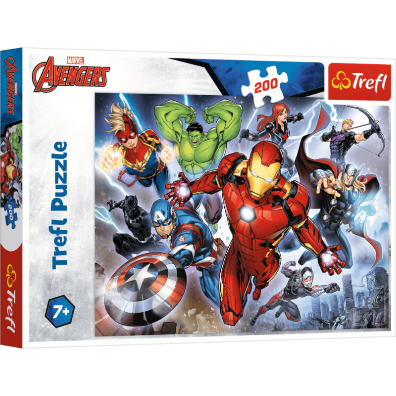 Trefl 13260 Puzzle ''200'' Waleczni Avengersi