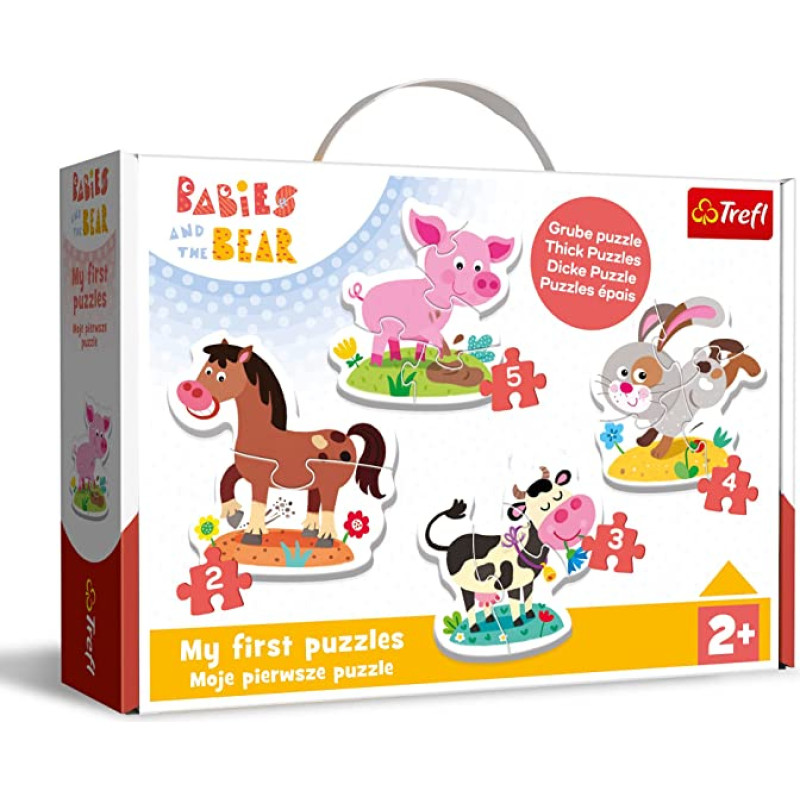 Trefl 36127 BABIES & BEAR Na farmie