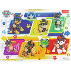 Trefl 61630 Zabawka drewniana - Puzzle medium Paw Patrol