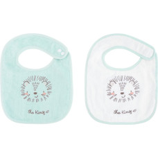 Set of 2 terry bibs Jungle King