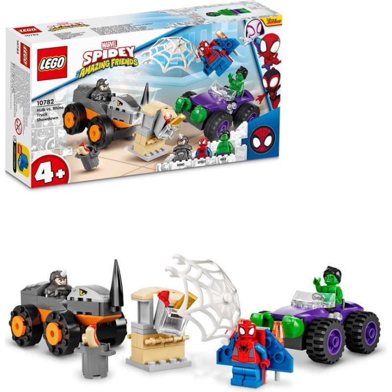 Lego MARVEL Spiderman Hulk kontra Rhino - starcie pojazdów 10782