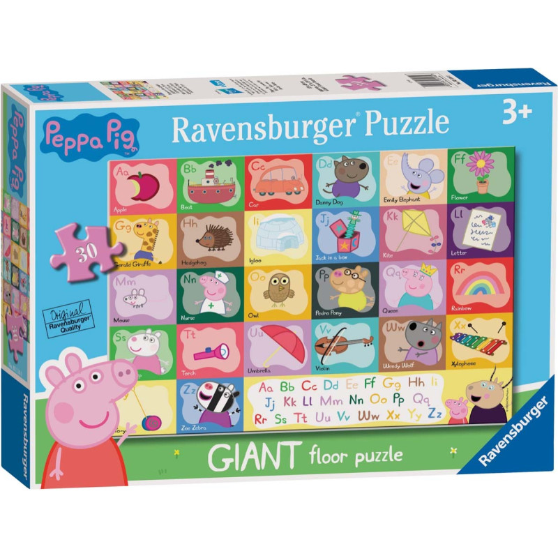 Ravensburger Puzzle Peppa Pig Alphabet Giant 24p 3116